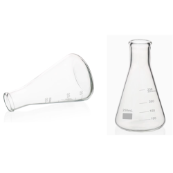 Conical Erlenmeyer Flasks – 3.3 Borosilicate Glass, Heat-Resistant Laboratory Flasks
